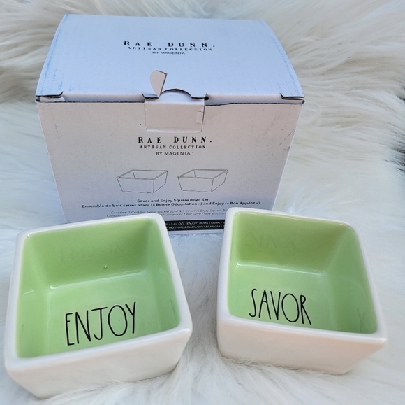 NEW Raw Dunn SAVOR And ENJOY Bowls - Picture 8 of 9